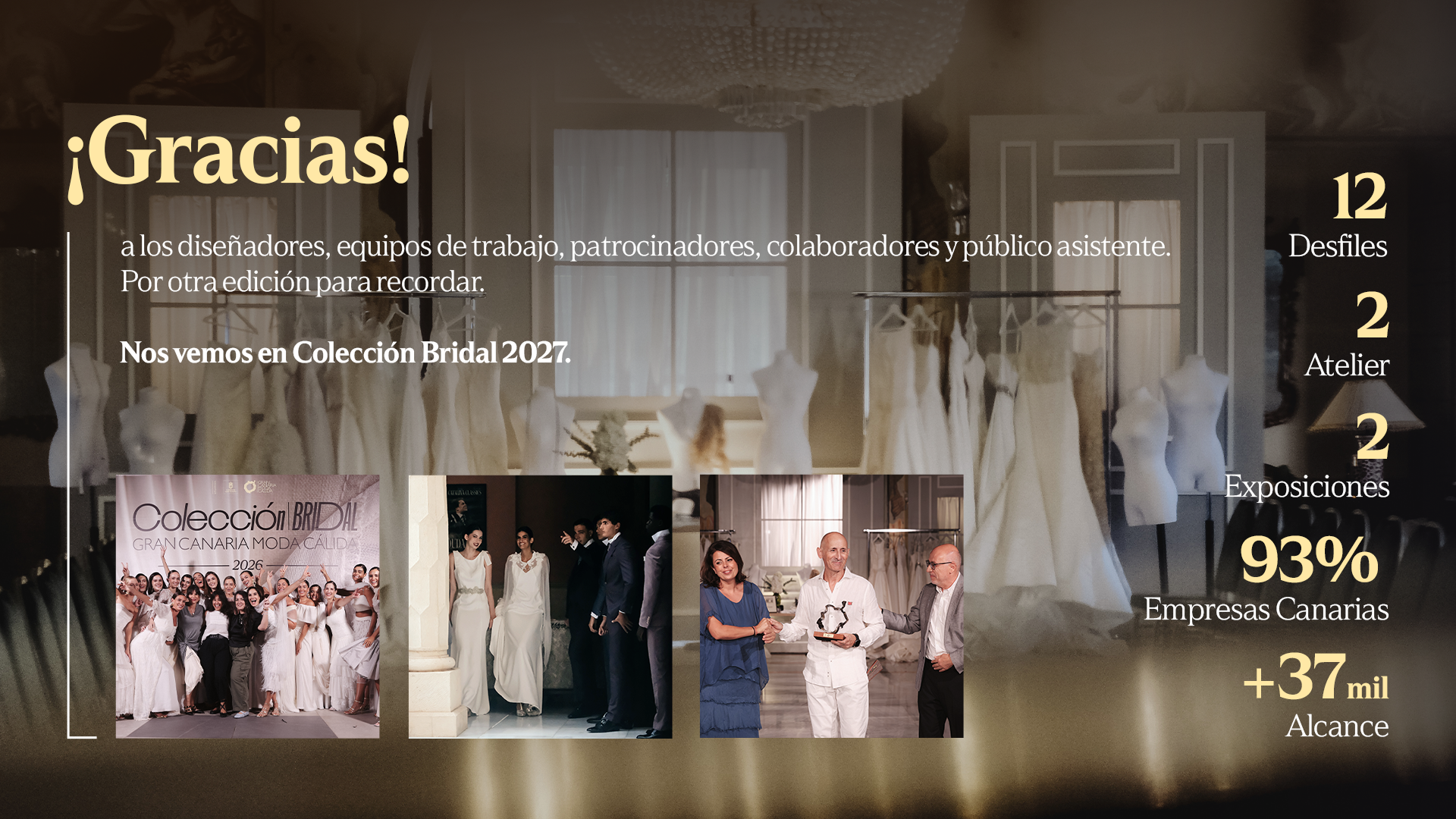 Colección Bridal cierre